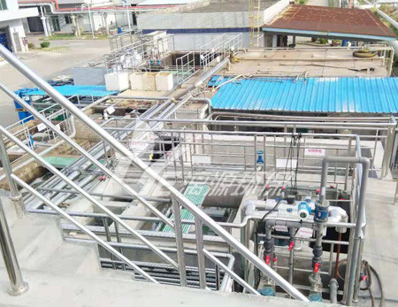 珠?；S廢水處理工程施工安裝